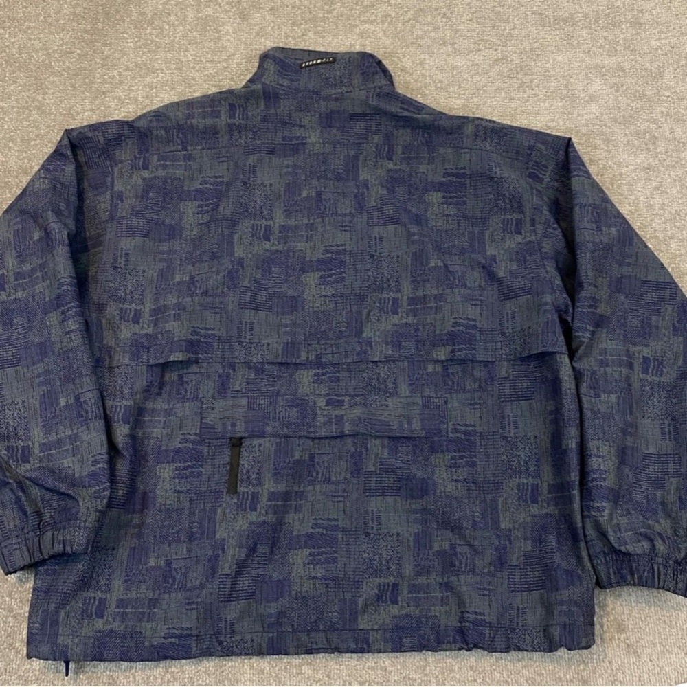 Nike Blue Patterned Pullover Jacket - image 2